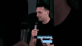 FUTSAL | Lionel Scaloni sobre el #Futsal: "Si tendría 4 o 5 años, empezaría en fútbol sala" #Shorts