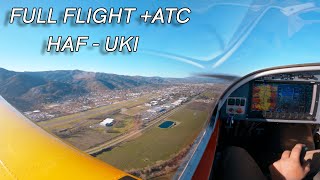 4k POV | Half Moon Bay to Ukiah in the RV-12 | FULL FLIGHT