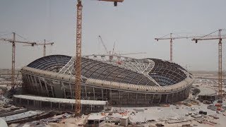 Zaha Hadid Architects' Qatar stadium timelapse