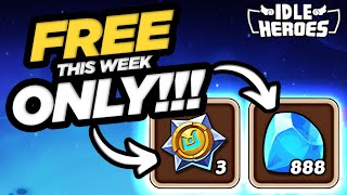 Idle Heroes - FREE Cores & Gems This Week ONLY!!!