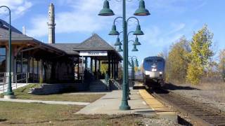 Downeaster Arrives at Saco Station