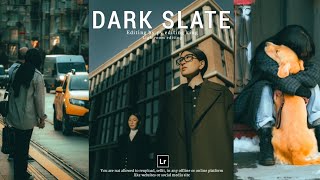 Moody Dark Slate Gray Preset | City Street Cinematic Photo Editing Lightroom