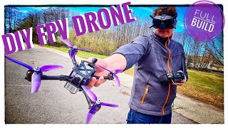 5`` FPV Drone Build And Test DIY проект выходного дня, воздушный блок DJI FPV, рама из углеродного