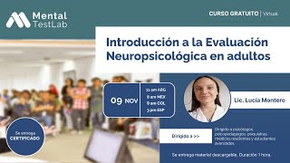 Curso Introducción a la Evaluación Neuropsicologica en adultos