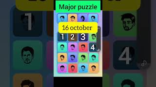 16 october major durov puzzle | today major puzzle combo | major combo | 16 oct