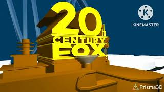 20th century fox 1994 logo with the city