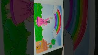 Rain Bow Easy Drawing short video