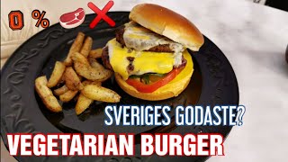 Sveriges GODASTE VEGO BURGARE (Hemmagjord recept)