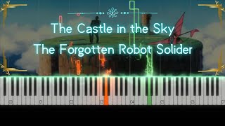 Castle in the Sky | 天空之城 - The Forgotten Robot Solider - Synthesia Piano Tutorial (HQ Audio)