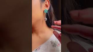 Floral Carving Ball Drop Earring | The Chandi Studio | #shorts #shortsvideo