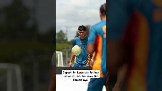 Seperti ini keseruan latihan rafael struick bersama tim abroad nya @diankustya #timnasindonesia