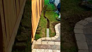 #DIY Channel Drain for gutters