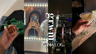 VLOG | GRWM For Girls Night + Mini Vlog | Abiola K.