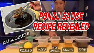 PONZU SAUCE RECIPE REVEAL