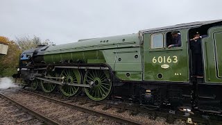 60163 Tornado reversing at Nene Valley Railway