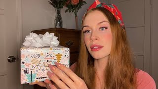 🌿ASMR🌿 Open a Mystery Gift with Me! 🎁 100% Soft-Spoken w/ Crinkles, Soft Tapping, & Wood Sounds