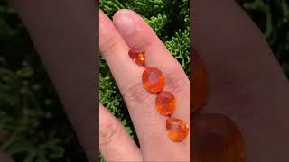 Оранжевые гранаты Спессартины в топовом цвете “FANTA”. 3,5ct, 8.99ct, 6.95ct, 6.05ct.По СУПЕР ЦЕНАМ!