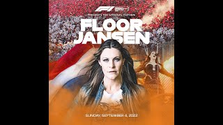 #f1shorts Floor Jansen (Nightwish) 🇳🇱 National Anthem Dutch F1 GP #shorts #f1