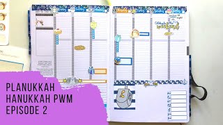 Planukkah Episode 2 (Hanukkah Plan With Me) - Passion Planner Small featuring Chelsea Brown Designs