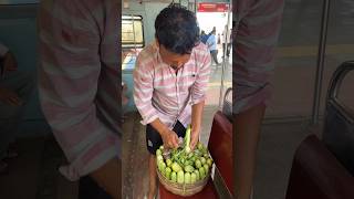 Hard Working Man Selling Cucumber in Train #shorts