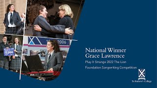 StAC: Grace Lawrence Play It Strange 2022 The Lion Foundation Songwriting Competition Winner