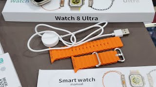 Watch 8 Ultra Smart Watch Unboxing Looking Design Quality