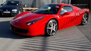 FERRARI 458 SPIDER - FIRST UK DAY OUT? - FULL ROOF DEMO