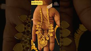 4 To 12 Grams Gold Necklace#nskthangamaaligai#goldnecklace#gold#ytshorts#shortsfeed