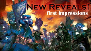 Reacting to the new Space Marine miniatures from NOVA Open 2023! Terminators, Scouts, new Chaplain…