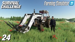 WE'RE EXPANDING THE FARM! | Survival Challenge | Farming Simulator 22 - Ep24