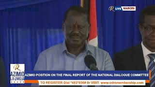 BREAKING NEWS: WAIT FOR REFERENDUM, RAILA ODINGA TELLS KENYAN TO PREPRARE FOR A REFERENDUM SOOON