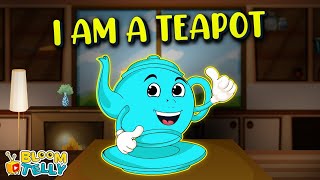 I am a Little Teapot Nursery Rhyme Song | Super SImple Songs (Bloom Telly Nursery Rhymes)