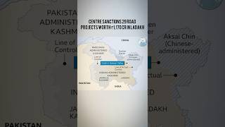 Centre sanctions 29 road projects worth ₹1,170 cr in Ladakh #upsc #defenceinfrastructure