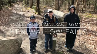 Hen Wallow Falls - Gabes Mountain Trail from Cosby Campground - GSMNP Great Smoky Mountains