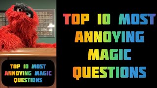 Top 10 Most Annoying Magic Questions #magicthegathering #mtg #edh #puppet #tcg