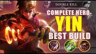 21 Kills Yin Complete Hero Guide! Yin Best Build and Emblem - Build Top 1 Global Yin ~ MLBB