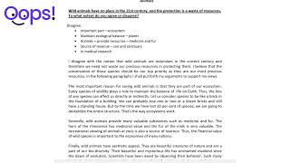 IELTS Essay | Animal