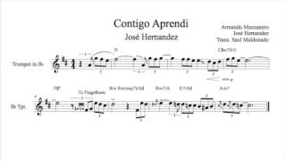 Contigo Aprendi: José Hernandez Trumpet Solo Transcription