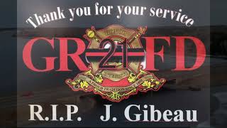 Last Page for Grand Rapids Firefighter Jim Gibeau.