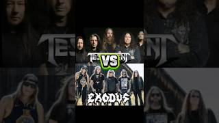 Testament or Exodus? Which one is your favorite? #testament #exodus #thrashmetal