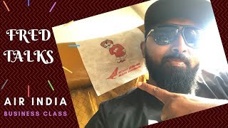 Air India- Business Class || My Experience || English || FredTalks