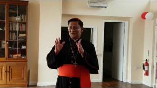 Cardinal Charles Bo 2017 @ Long Crendon, UK.