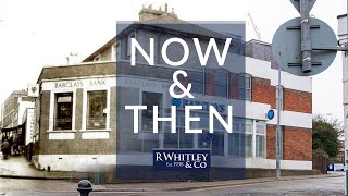 Now & Then - Barclays Bank, High Street, Yiewsley - 2020 vs c.1950