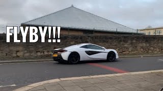 MCLAREN 570S REVS & FLYBY!