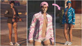 SIMPLE Female Outfits Using the No Top Glitch | GTA Online