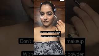 Undereye Makeup hackvideo 💕#leftvsright #challengeshorts #indian #2023video #shortvideo #5minute