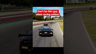 Don’t do this… if you race online! ACC #shorts 😡Assetto Corsa Competizione #crash