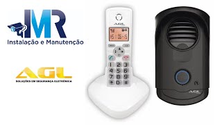 Testando interfone AGL S100 WL sem fio. Perfeito!!