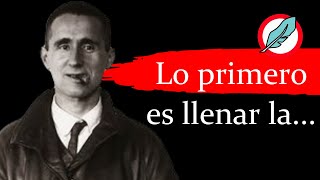 🔥| BERTOLT BRECHT | 🔥, ¿Cuáles don sus citas célebres?, escúchalas .... ¤  28 FRASES  ¤