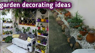 roof garden area and wall decore ideas